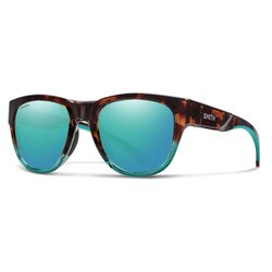 Smith Rockaway Sunglasses Polarized Chromapop in Opal Fade with Opal Mirror